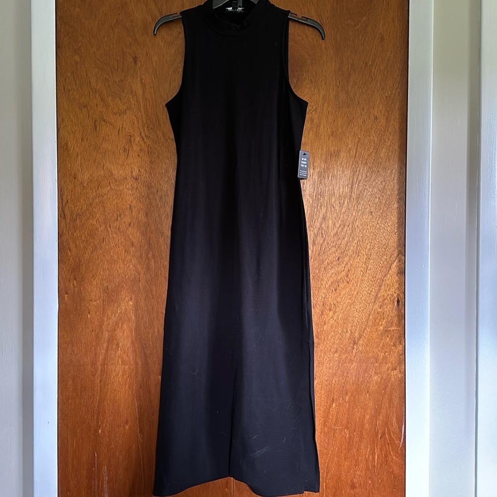 Mock turtleneck dress